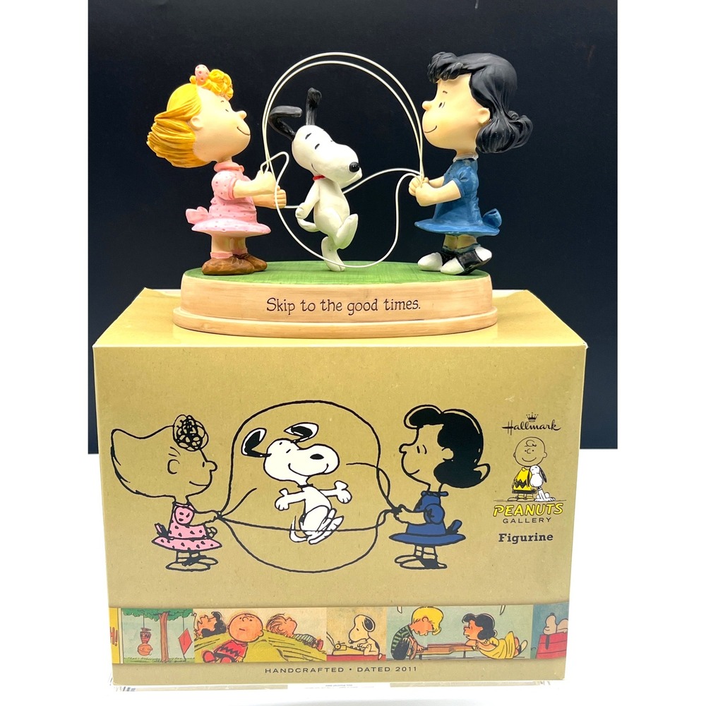 Hallmark 2011 Peanuts Gallery Skip to the Good Times Figurine